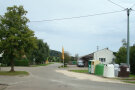 Blick auf Raiffeisenstraße vor der Umgestaltung