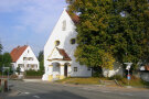Blick auf die Laugnaer Pfarrkirche vor der Umgestaltung