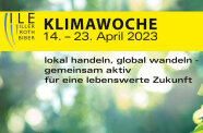 Das Plakat zur ersten Klimawoche