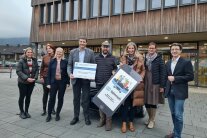 Gruppenbild bei der Vorstellung von fahrmob.eco