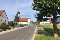 Die sanierte Dorfstraße in Munzingen.