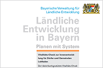 Titelseite des Leitfadens Vitalitäts-Check - Das Analyseinstrument zur Innenentwicklung für Dörfer und Gemeinden